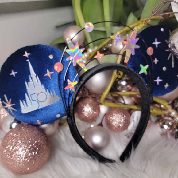 Walt Disney World 50th Anniversary Celebration Box MICKEY EARS HEADBAND - Picture 7 of 7